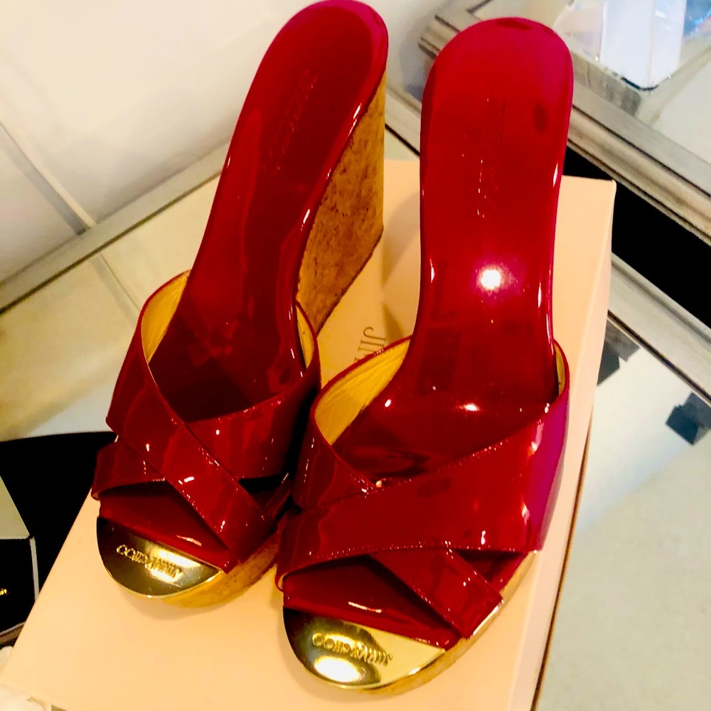 JIMMY CHOO  100% Authentic wedge sandal
